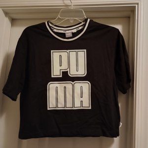 PUMA CROPPED TSHIRT SZ S